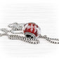 Sterling Silver Cremation Glass Bead Necklace | Divine