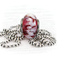 Sterling Silver Cremation Glass Bead Necklace | Divine