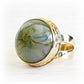 Miracle 14k Gold Cremation Ring  Memorial Ring with Ashes