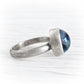 Sterling Silver Cremation Glass Ring | Embrace