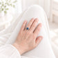 Sterling Silver Cremation Glass Ring | Embrace