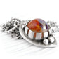 Sterling Silver Marquise Cremation Necklace | Adore