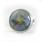 Sterling Silver Cremation Glass Ring | Miracle