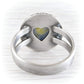 Sterling Silver Cremation Glass Ring | Miracle