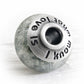 custom engrave bead caps with an antique finish on a memorial bead