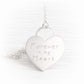 Artisan-crafted sterling silver lariat memorial necklace with custom engraving 