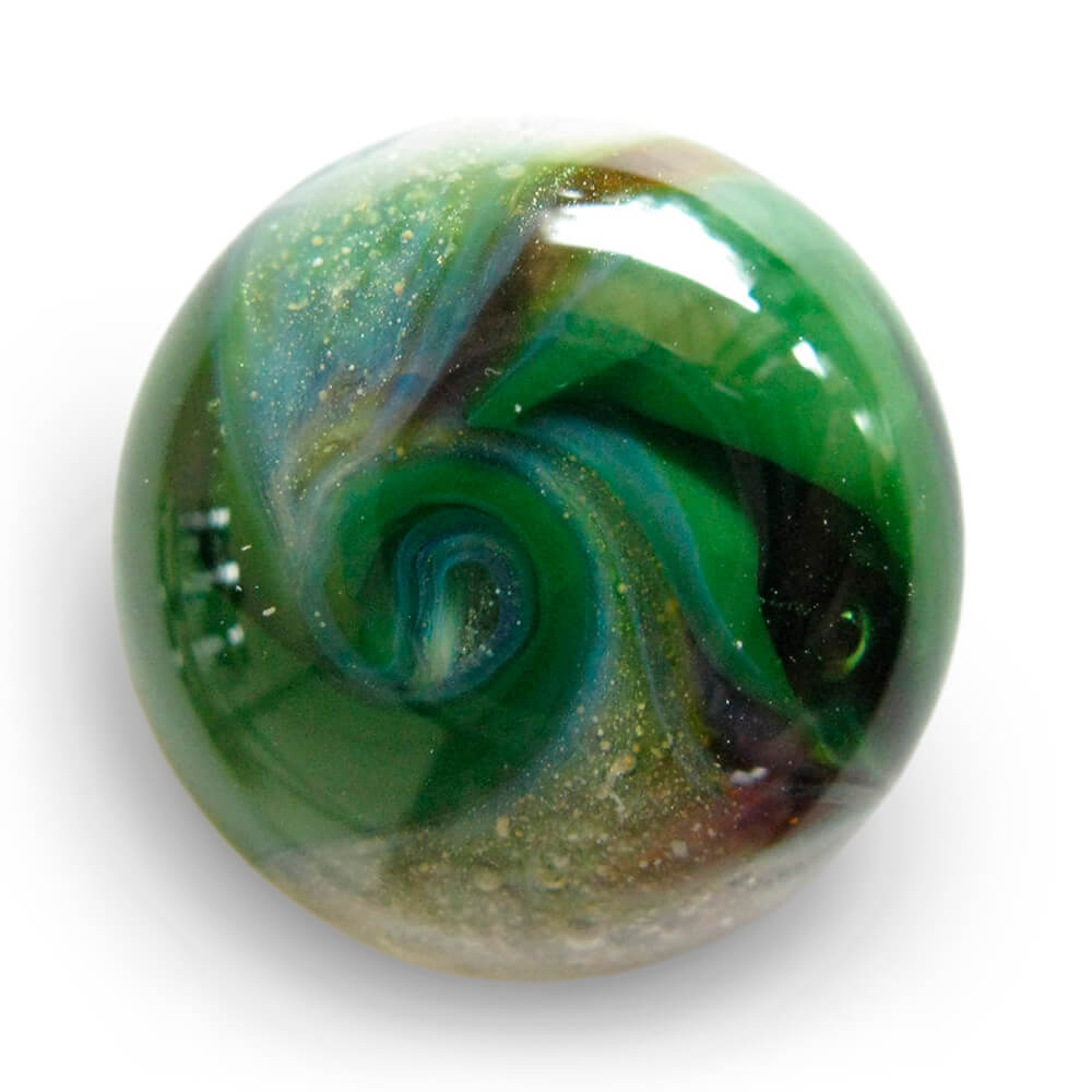 Clover Forest memorial glass cabochon color sample