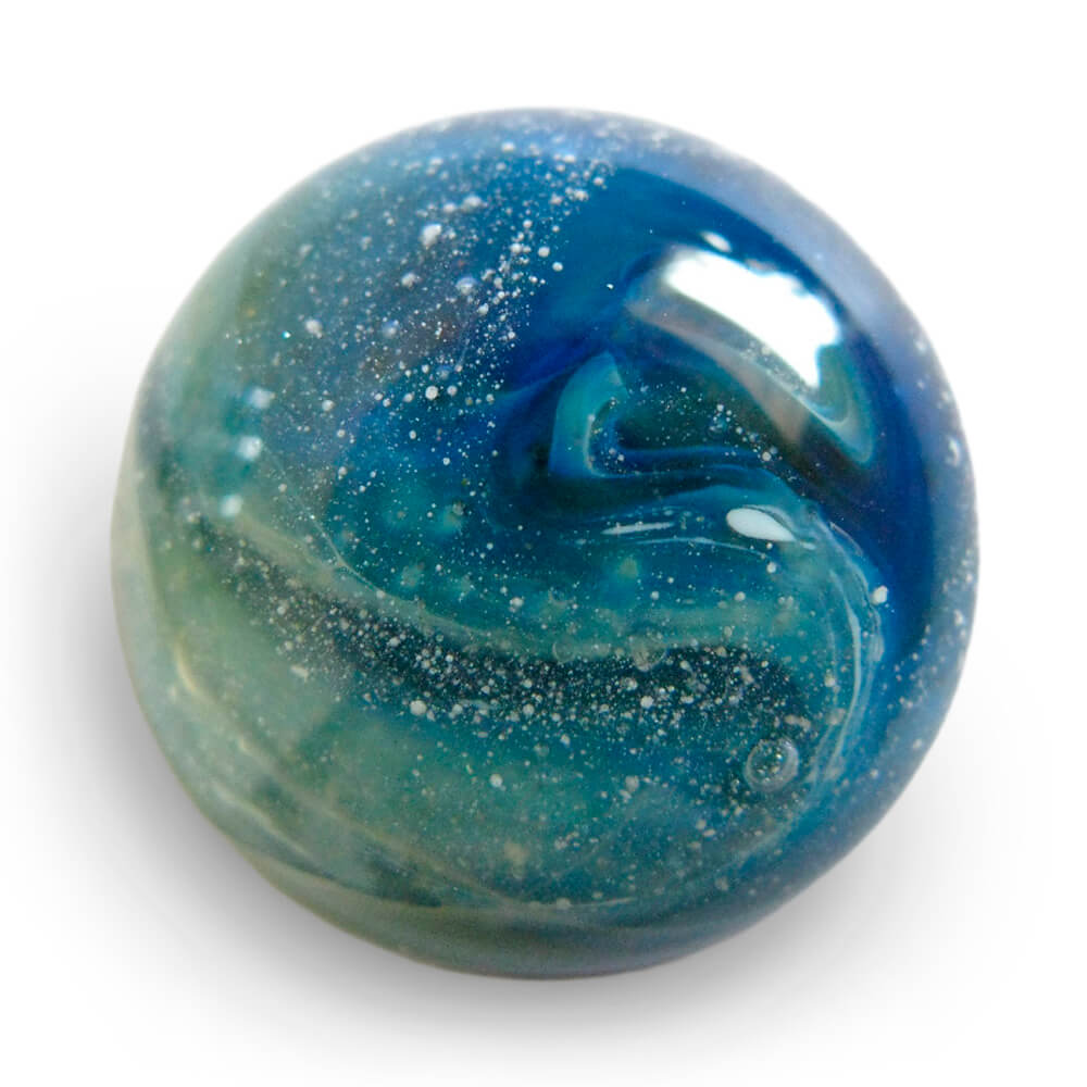 Deep Sea memorial glass cabochon color sample
