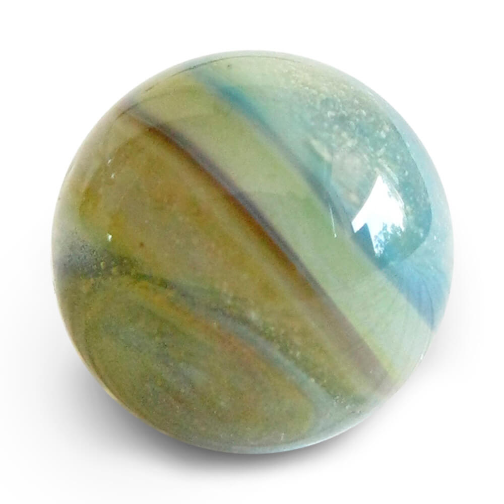 Foggy Mist memorial glass marble color sample
