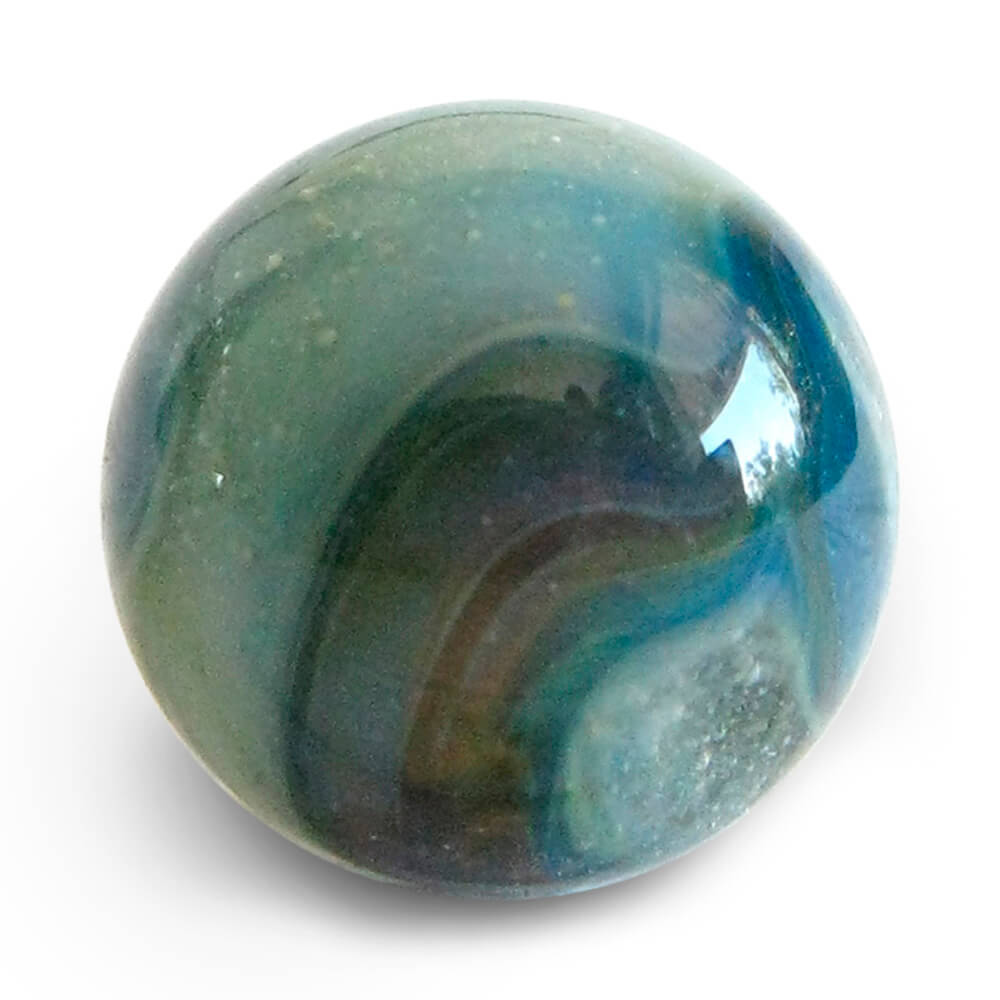 Ocean Wave memorial glass marble color sample