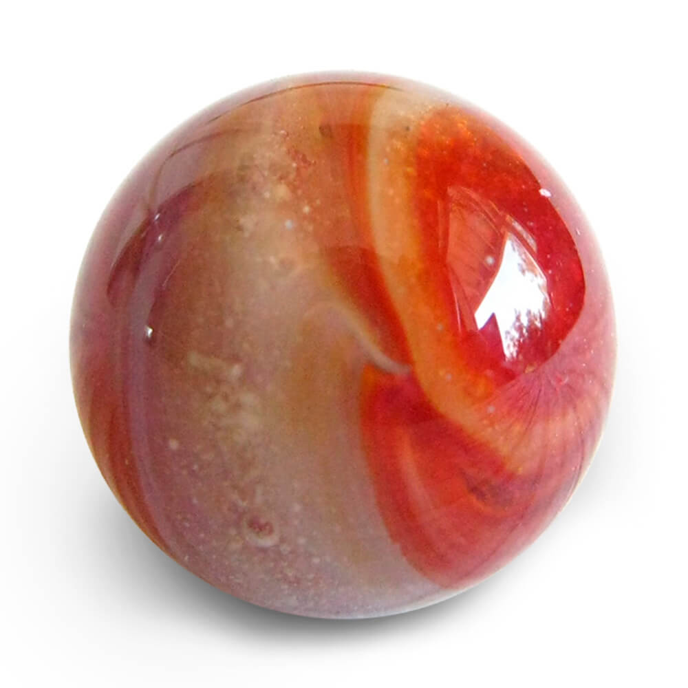 Peaches and Cream memorial glass marble color sample
