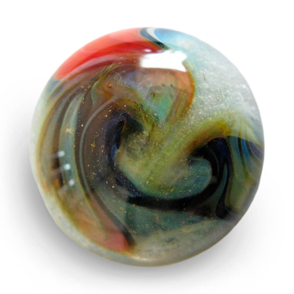 Sail Away memorial glass cabochon color sample