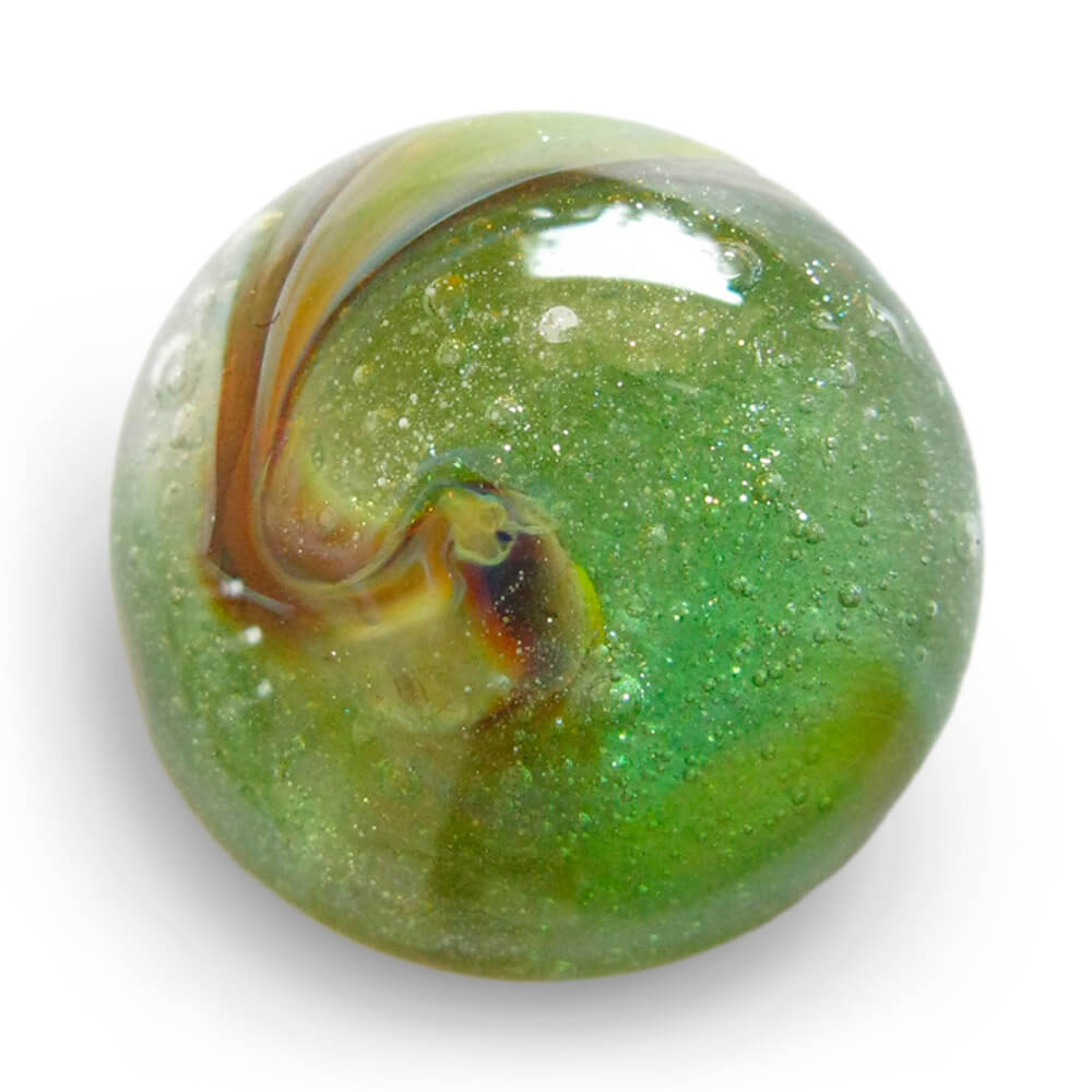 Spring Sparkle memorial glass cabochon color sample
