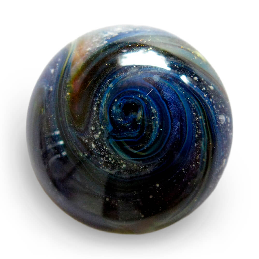 Starry Night memorial glass cabochon color sample