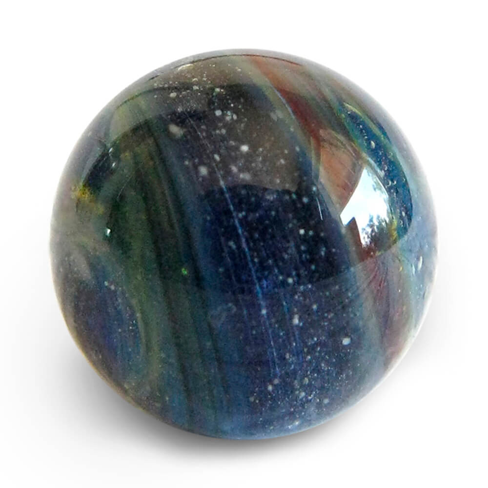 Starry Night memorial glass marble color sample